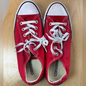 Converse Chuck Taylor Red Women’s 9, Men’s 7